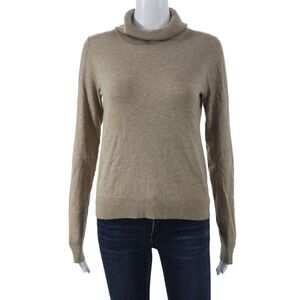 Splendid Womens Pullover Cowl Neck Sweater Beige Long Sleeve Size S